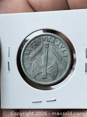 MaxSold Auction: France 2 Francs 1943 Vichy Occupation Aluminium Coin - South Frontenac (Ontario, Canada) SELLER MANAGED Downsizing Online Auction - Battersea Road