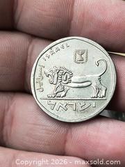MaxSold Auction: Israel 5 Lirot Coin, Cupronickel, 20th Century - South Frontenac (Ontario, Canada) SELLER MANAGED Downsizing Online Auction - Battersea Road