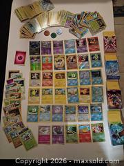 MaxSold Auction: Mixed Pokemon Trading Cards - 100+ Cards (English & Japanese) - Redwood City (California, USA) SELLER MANAGED Estate Sale Online Auction - King Street (CONDO)