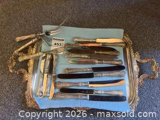 MaxSold Auction: Birks Stamped Stainless Steel Flatware and Ornate Serving Tray - Kingston (Ontario, Canada) PARTNER MANAGED Downsizing Online Auction - Kingsdale Avenue