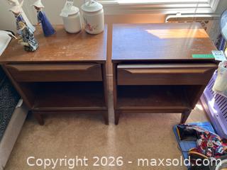 MaxSold Auction: Gibbard Craftsmen Wooden Nightstands, Contents Not Included - Kingston (Ontario, Canada) PARTNER MANAGED Downsizing Online Auction - Kingsdale Avenue