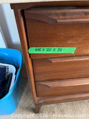 MaxSold Auction: Mid-Century Six-Drawer Dresser with Detachable Mirror - Kingston (Ontario, Canada) PARTNER MANAGED Downsizing Online Auction - Kingsdale Avenue