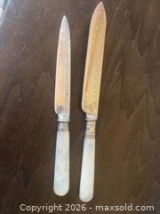 MaxSold Auction: Mother-of-Pearl Handled Flatware Set with Sterling Accents by Birks - Kingston (Ontario, Canada) PARTNER MANAGED Downsizing Online Auction - Kingsdale Avenue