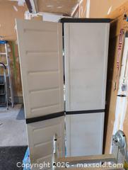MaxSold Auction: Plastic Storage Cabinet With Adjustable Shelves, 30x70x16 - Kingston (Ontario, Canada) PARTNER MANAGED Downsizing Online Auction - Kingsdale Avenue