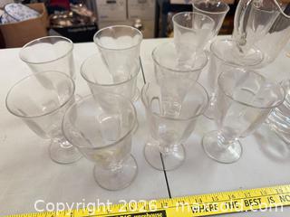 MaxSold Auction: Clear Glass Pitcher, Leaf Serving Dish & 12 Stemmed Glasses - Denver (Colorado, USA) PARTNER MANAGED Estate Sale Online Auction - East Hawaii Place