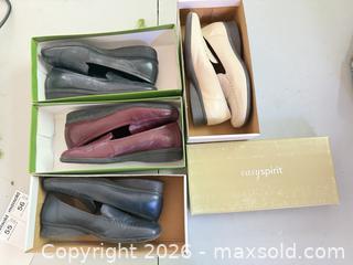 MaxSold Auction: Easy Spirit Women's Leather Loafers/Slip-Ons Size 9.5 - 4 Pairs - Denver (Colorado, USA) PARTNER MANAGED Estate Sale Online Auction - East Hawaii Place