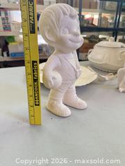 MaxSold Auction: Unglazed Bisque Ceramic Figurine & Serveware Set, 6–9 in - Denver (Colorado, USA) PARTNER MANAGED Estate Sale Online Auction - East Hawaii Place