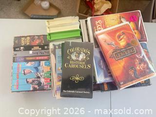 MaxSold Auction: VHS Tapes Assortment — Andy Griffith, Gone With the Wind, The Lion King - Denver (Colorado, USA) PARTNER MANAGED Estate Sale Online Auction - East Hawaii Place