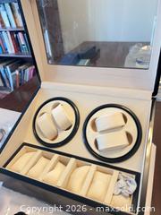 MaxSold Auction: Lot of 13 Wristwatches with 2-Watch Winder & Glass Top Box - London (Ontario, Canada) SELLER MANAGED Estate Sale Online Auction -  Talbot Street (CONDO)