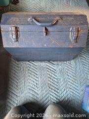 MaxSold Auction: Blue Steel Cantilever Toolbox, Medium Portable (18–24in) - Victoria (British Columbia, Canada) SELLER MANAGED Downsizing Online Auction - Fulton Road Fulton Road