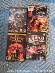 MaxSold Auction: PC Game Lot: Call of Duty 2, Dawn of War, EQII Desert of Flames, Driver - Victoria (British Columbia, Canada) SELLER MANAGED Downsizing Online Auction - Fulton Road Fulton Road