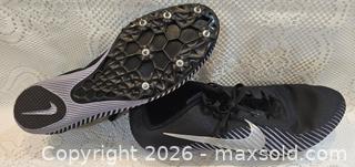MaxSold Auction: Nike Zoom Rival MD 9 AH1020-004 Track Shoes Size 11.5 Black  - Belfair (Washington, USA) SELLER MANAGED Downsizing Online Auction - Northeast North Shore Road