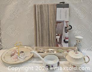 MaxSold Auction: Table runner napkin rings  - Belfair (Washington, USA) SELLER MANAGED Downsizing Online Auction - Northeast North Shore Road