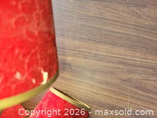 MaxSold Auction: 4 Vintage Small Red Felt Lamp Shade Clip Ons - East Zorra-Tavistock (Ontario, Canada) SELLER MANAGED Downsizing Online Auction - Highway 59 (Hidden Valley Estates)