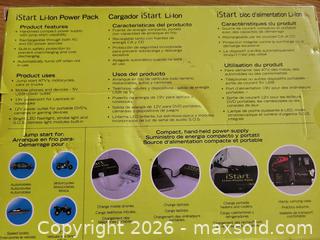 MaxSold Auction: Istart Li-ion Power Pack New in Box - East Zorra-Tavistock (Ontario, Canada) SELLER MANAGED Downsizing Online Auction - Highway 59 (Hidden Valley Estates)