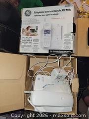 MaxSold Auction: New - Floor Model GE 900Mhz Cordless Phone with Call Display - East Zorra-Tavistock (Ontario, Canada) SELLER MANAGED Downsizing Online Auction - Highway 59 (Hidden Valley Estates)