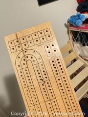 MaxSold Auction: ACME Wooden Cribbage Board 13-15 in Made in Canada - Hamilton (Ontario, Canada) SELLER MANAGED Reseller Online Auction - Kensington Avenue North