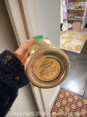 MaxSold Auction: Avon Charisma Cologne Glass Bottle with Stopper, Gold Trim - Hamilton (Ontario, Canada) SELLER MANAGED Reseller Online Auction - Kensington Avenue North