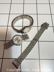 MaxSold Auction: Lot of Time Zone & David Gerard Silver-Tone Wristwatches + Band - Hamilton (Ontario, Canada) SELLER MANAGED Reseller Online Auction - Kensington Avenue North