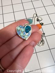 MaxSold Auction: Silver-Plated Necklace & Pendants with Blue Stone Ring Size 7 - Hamilton (Ontario, Canada) SELLER MANAGED Reseller Online Auction - Kensington Avenue North
