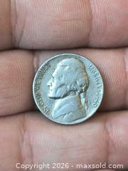 MaxSold Auction: 1940 Jefferson Nickel (5¢) Philadelphia Mint Copper-Nickel - South Frontenac (Ontario, Canada) SELLER MANAGED Downsizing Online Auction - Battersea Road