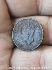 MaxSold Auction: 1950 Jamaica Half Penny Coin, Bronze, King George VI - South Frontenac (Ontario, Canada) SELLER MANAGED Downsizing Online Auction - Battersea Road
