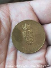 MaxSold Auction: 1967 Canada Brass/Bronze Commemorative Medal/Token - South Frontenac (Ontario, Canada) SELLER MANAGED Downsizing Online Auction - Battersea Road