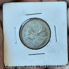 MaxSold Auction: 1968 Canada 25 Cents (Quarter) Cupro-Nickel - South Frontenac (Ontario, Canada) SELLER MANAGED Downsizing Online Auction - Battersea Road