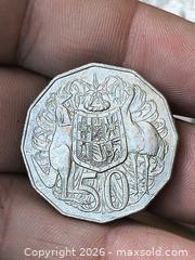 MaxSold Auction: 1980 Australian 50 Cent Coin - Cupronickel 12-Sided - South Frontenac (Ontario, Canada) SELLER MANAGED Downsizing Online Auction - Battersea Road
