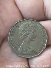 MaxSold Auction: 1980 Australian 50 Cent Coin - Cupronickel 12-Sided - South Frontenac (Ontario, Canada) SELLER MANAGED Downsizing Online Auction - Battersea Road