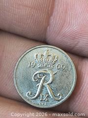 MaxSold Auction: Denmark 10 øre 1969 Coin, Frederik IX - South Frontenac (Ontario, Canada) SELLER MANAGED Downsizing Online Auction - Battersea Road
