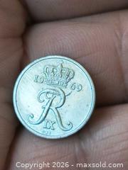 MaxSold Auction: Denmark 10 øre 1969 Coin, Frederik IX - South Frontenac (Ontario, Canada) SELLER MANAGED Downsizing Online Auction - Battersea Road
