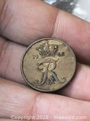 MaxSold Auction: Denmark 5 øre 1966 Bronze/Copper Alloy Coin - South Frontenac (Ontario, Canada) SELLER MANAGED Downsizing Online Auction - Battersea Road