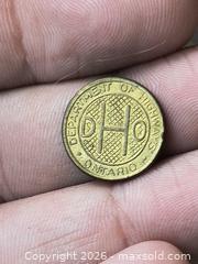 MaxSold Auction: Department of Highways Ontario Class 1 Vehicle Token - South Frontenac (Ontario, Canada) SELLER MANAGED Downsizing Online Auction - Battersea Road