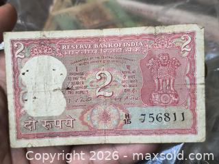 MaxSold Auction: India Reserve Bank 2 Rupees Ashoka Lions Motif (Older Design) - South Frontenac (Ontario, Canada) SELLER MANAGED Downsizing Online Auction - Battersea Road