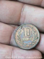MaxSold Auction: Japan 10 Yen Coin Showa 51 (1976) Byodo-in Reverse - South Frontenac (Ontario, Canada) SELLER MANAGED Downsizing Online Auction - Battersea Road