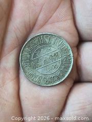 MaxSold Auction: National Harbours Board Champlain Bridge Souvenir Token, 25–30 mm - South Frontenac (Ontario, Canada) SELLER MANAGED Downsizing Online Auction - Battersea Road