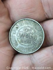 MaxSold Auction: National Harbours Board Champlain Bridge Souvenir Token, 25–30 mm - South Frontenac (Ontario, Canada) SELLER MANAGED Downsizing Online Auction - Battersea Road