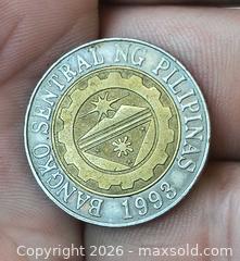 MaxSold Auction: Philippines 10 Piso Bimetal Coins — 1993 & 2003 (Lot of 2) - South Frontenac (Ontario, Canada) SELLER MANAGED Downsizing Online Auction - Battersea Road