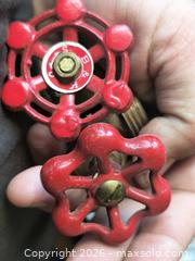 MaxSold Auction: Replacement Hose Bib Valve Stems, 3/4" Thread, Red/Brass (2) - South Frontenac (Ontario, Canada) SELLER MANAGED Downsizing Online Auction - Battersea Road