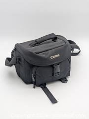MaxSold Auction: Canon Camera and Camera Accessory Gadget Bag with Shoulder Strap - Cobourg (Ontario, Canada) SELLER MANAGED Downsizing Online Auction - Division Street