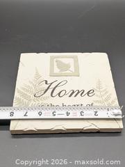 MaxSold Auction: "Home is the heart of the family" Decorative Wall Hanging Plaque - Cobourg (Ontario, Canada) SELLER MANAGED Downsizing Online Auction - Division Street