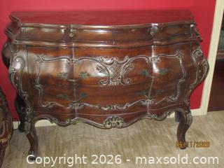 MaxSold Auction: Rococo French Provincial Mahogany Dresser - Warminster Township (Pennsylvania, USA) PARTNER MANAGED Moving Online Auction - Centennial Station Drive (CONDO)