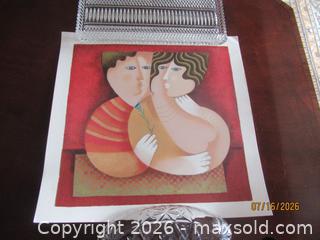 MaxSold Auction: Serigraph "L'Eternelle Histoire" - Warminster Township (Pennsylvania, USA) PARTNER MANAGED Moving Online Auction - Centennial Station Drive (CONDO)