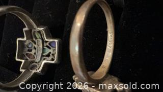 MaxSold Auction: Silver Jewelry Rings and Case  - Santa Barbara (California, USA) PARTNER MANAGED Estate Sale Online Auction - Rhoads Avenue