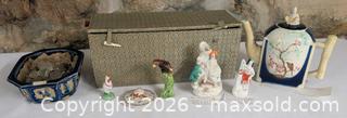 MaxSold Auction: Mixed Blue & White and Polychrome Porcelain Ceramics Set B - Duxbury (Massachusetts, USA) PARTNER MANAGED Downsizing Online Auction - King Caesar Road