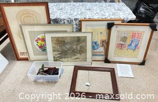 MaxSold Auction: Mixed Framed Prints and Posters by Jane Dahmen & Judith Shahn A - Duxbury (Massachusetts, USA) PARTNER MANAGED Downsizing Online Auction - King Caesar Road