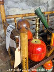 MaxSold Auction: Solid Bamboo Etagere Shelf, 4-Tier Faux Bamboo Style C - Duxbury (Massachusetts, USA) PARTNER MANAGED Downsizing Online Auction - King Caesar Road