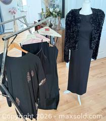 MaxSold Auction: Vintage Dress, Bouclé Jacket, Knit Sweater & Skirt/Pants Black Size 44 A - Duxbury (Massachusetts, USA) PARTNER MANAGED Downsizing Online Auction - King Caesar Road