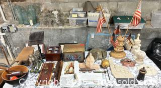 MaxSold Auction: Vintage Mixed Folk Art, More B - Duxbury (Massachusetts, USA) PARTNER MANAGED Downsizing Online Auction - King Caesar Road